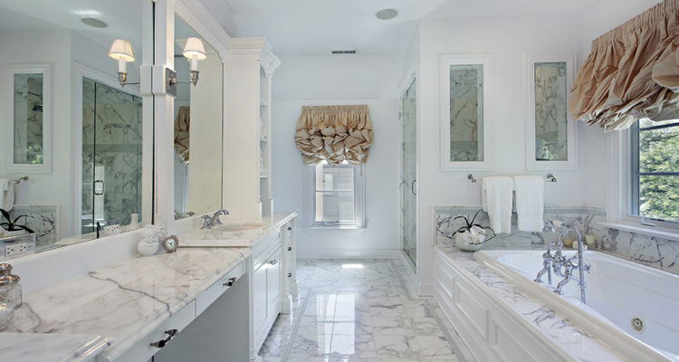 Marble bathroom Citywide Stone Restoration 1